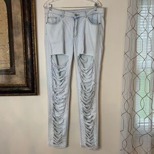 Blue Topic Light Blue Denim Jeans, Size 11/12